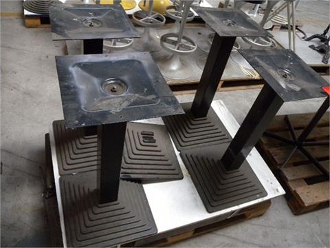 Tischgestelle Aufbau Stahl